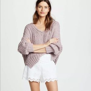 Free People Sweet Like Candy Eyelet Shorts